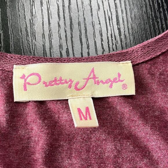 Pretty Angel Patchwork Astmmetrical Hem Top - Picture 5 of 6